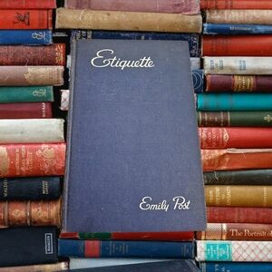 Etiquette The Blue Book Of Social Etiquette by Emily Post Hardcover Nonfiction